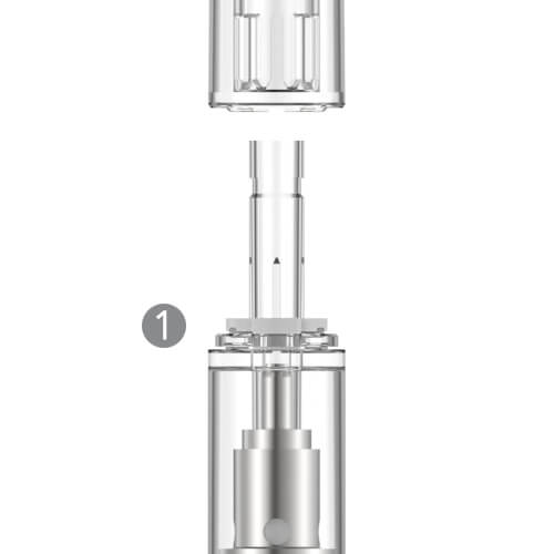 Jupiter CCELL® Liquid6 Septum Cartridge with Mouthpiece Removed